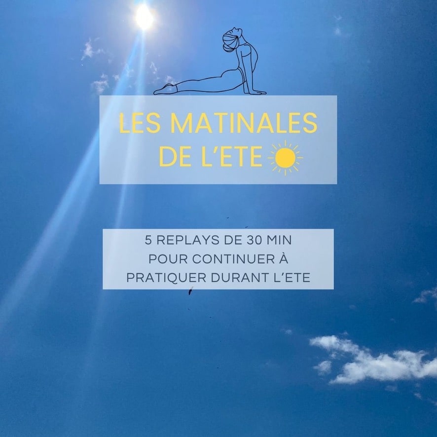 yoga zoom les matinales de l'été